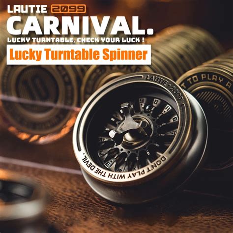 LAUTIE Lucky Turntable Fidget Spinner Carnival Roulette .